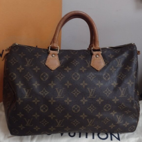 🤎🧡 Authentic Louis Vuitton Speedy 35 in monogram 🧡🤎 - Picture 16 of 17